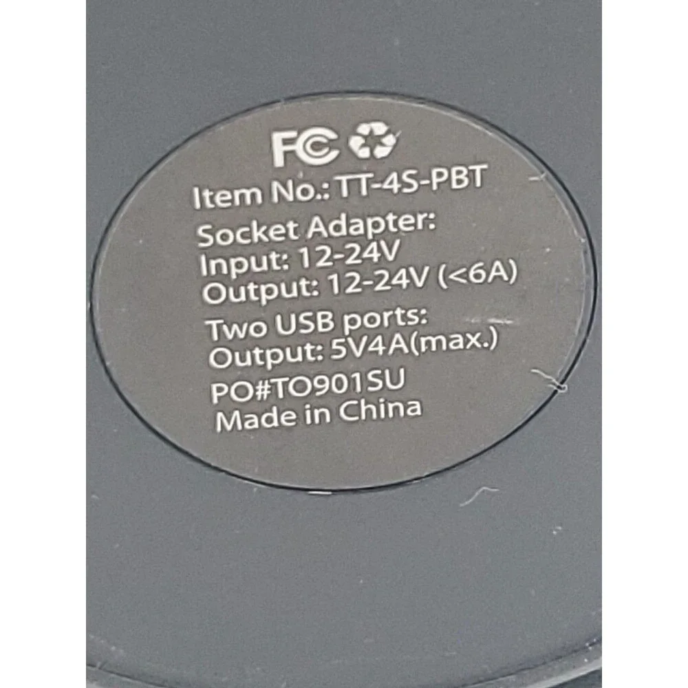 Tough Tested Power Tablet Phone GPS Mount Charger Adapter TT-4S-PBT